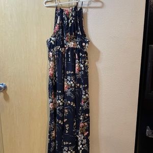 Women Large Shein Floral Summer Dress Adjustable Straps-